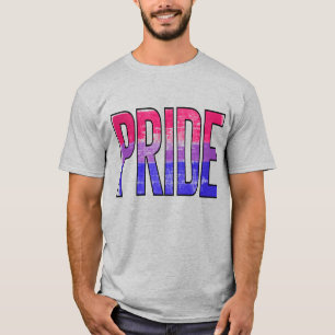 T-shirt Mot Bisexuel Fier