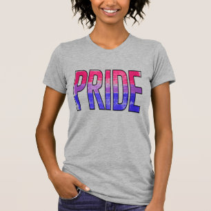 T-shirt Mot Bisexuel Fier
