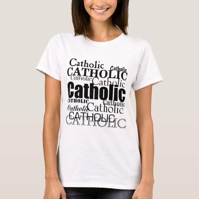 T-shirt Mot catholique (Devant)