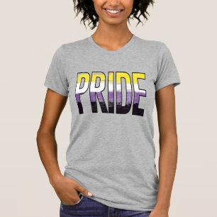 T-shirt Mot de fierté non binaire