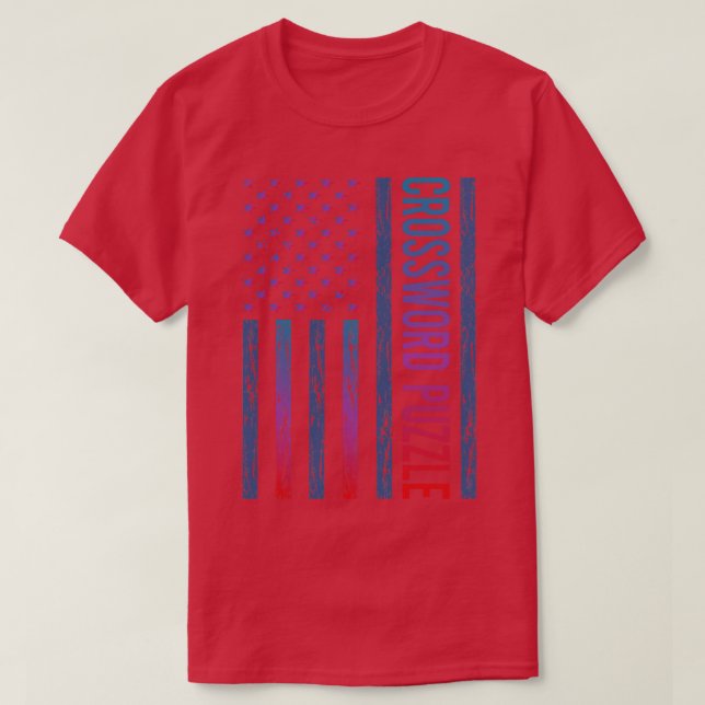 T-shirt Mot de passe de drapeau dégradant (Design devant)