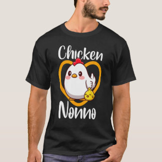 T-shirt Mot de poulet mignon Nonno poussin famille agricul
