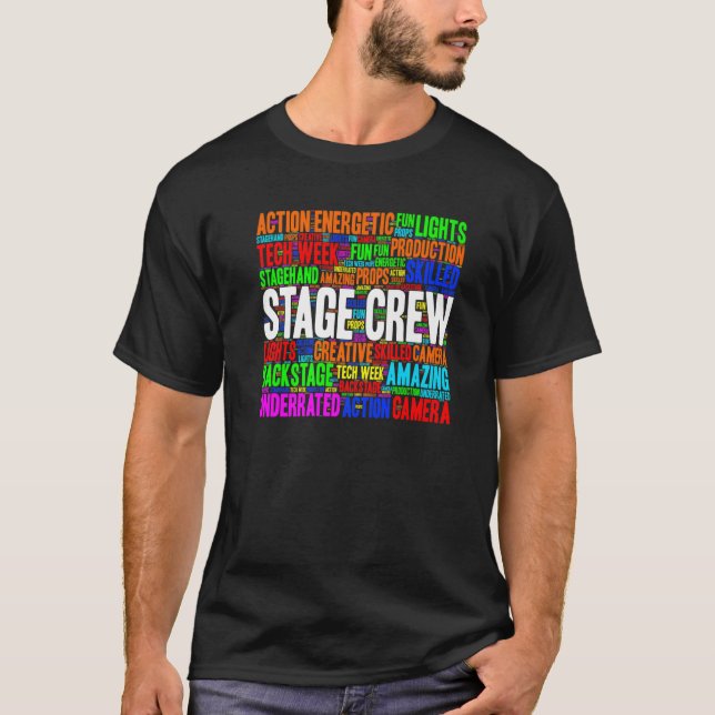 T-shirt Mot de théâtre de scène de l'équipe (Devant)