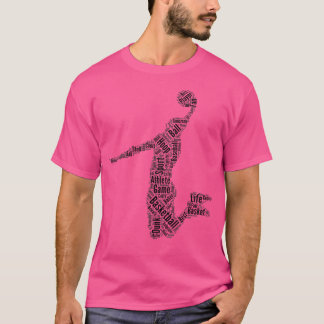T-shirt Mot du joueur de basket-ball - Amoureux de basket-