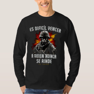 T-shirt Mot Légionnaire Légion Espagnole Phrase Motivation