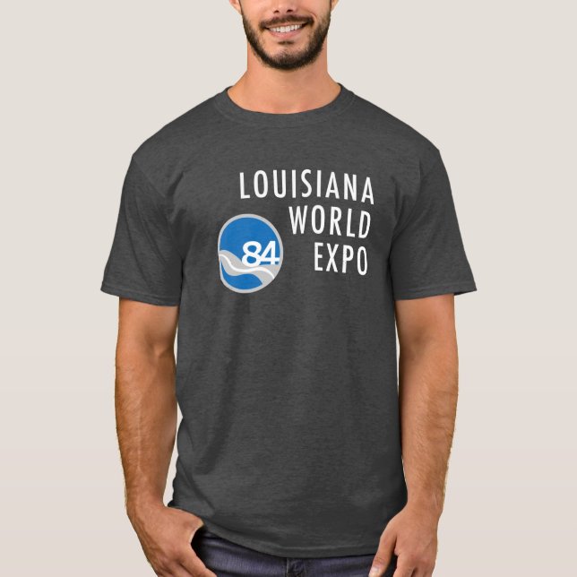 T-shirt Mot-symbole de l'exposition mondiale 1984 (Devant)