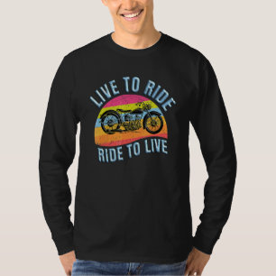 T-shirt Motard drôle de moto pour hommes et femmes
