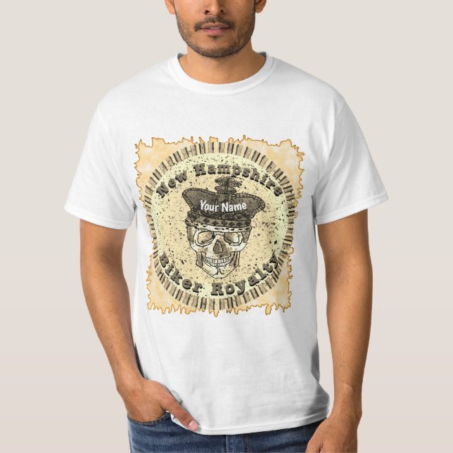 T-shirt Motard du New Hampshire  (Devant)
