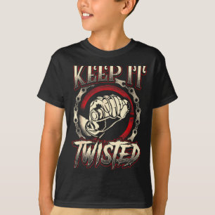 T-shirt Motard Garde Le Twist Drôle Moto Dirt Ou Course