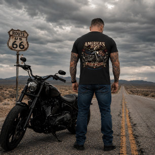 T-shirt Motard Patriotique Américain 250e Anniversaire