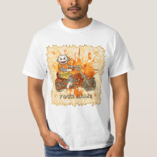 T-shirt Motard Singe Chaussette