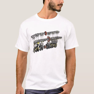 T-shirt Moteur 1000 de moto de CBX