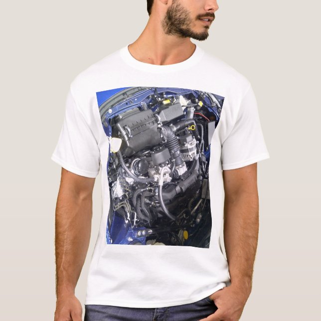 T-shirt Moteur Boxe Subaru BRZ (Devant)