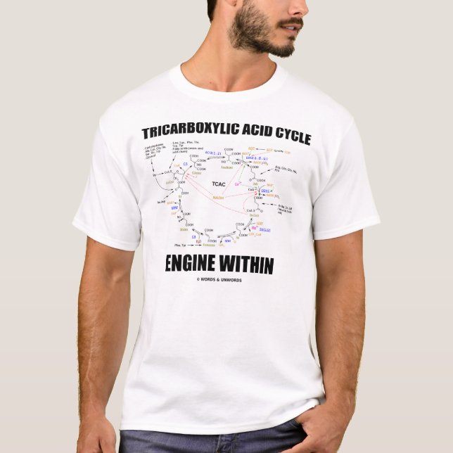 T-shirt Moteur de cycle d'acide tricarboxylique dans (Devant)
