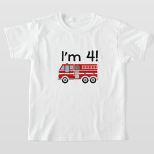 T-shirt Moteur de feu de 4e anniversaire