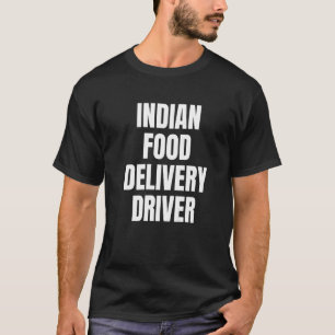 T-shirt Moteur De Livraison Alimentaire Indienne Simple Bo