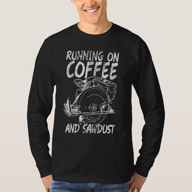 T-shirt Moteur de sciure de café (Devant)