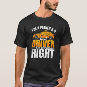 T-shirt Moteur de taxi père taxi chauffeur de taxi graphiq