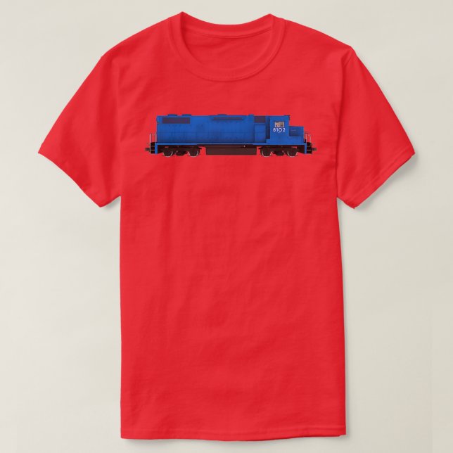T-shirt Moteur de train ferroviaire 6 (Design devant)