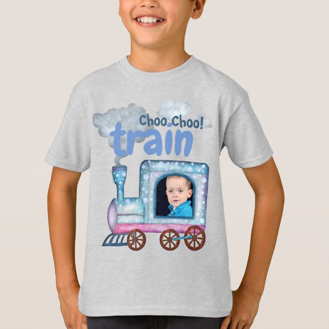 T-shirt Moteur de train mignon (Devant)