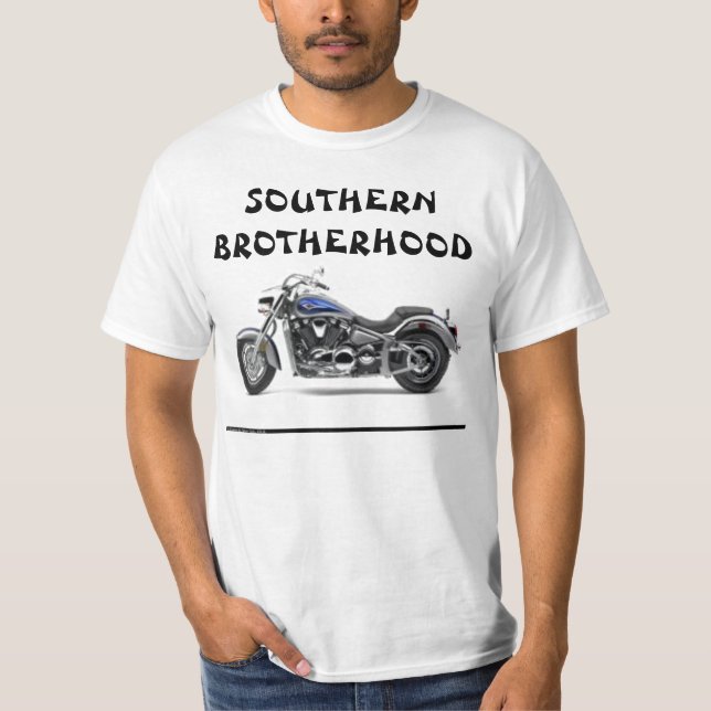 T-SHIRT MOTEUR ET DRAPEAU DE SOUTHERNBROTHERHOOD (Devant)