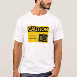 T-shirt Moteur-Lumière de PRÉCAUTION, moteur de contrôle,