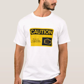 T-shirt Moteur-Lumière de PRÉCAUTION, moteur de contrôle,