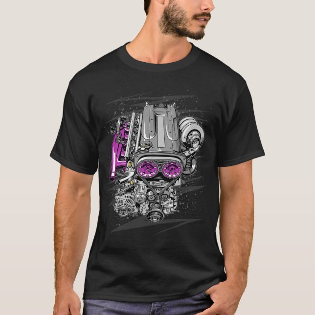 T-shirt Moteur Nissan RB26 (Devant)