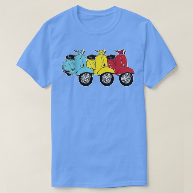 T-shirt Moteur Scooter  (Design devant)