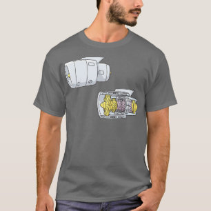 T-shirt Moteur Turbofan