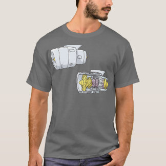 T-shirt Moteur Turbofan