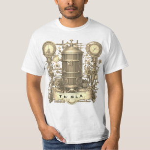T-shirt Moteur vintage Tesla