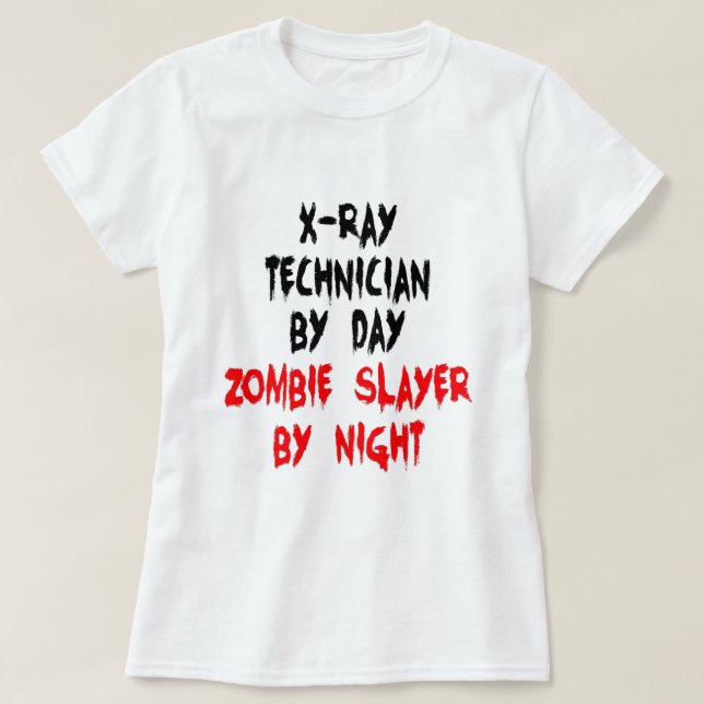 T-shirt Moteur Zombie XRay Technicien (Design devant)
