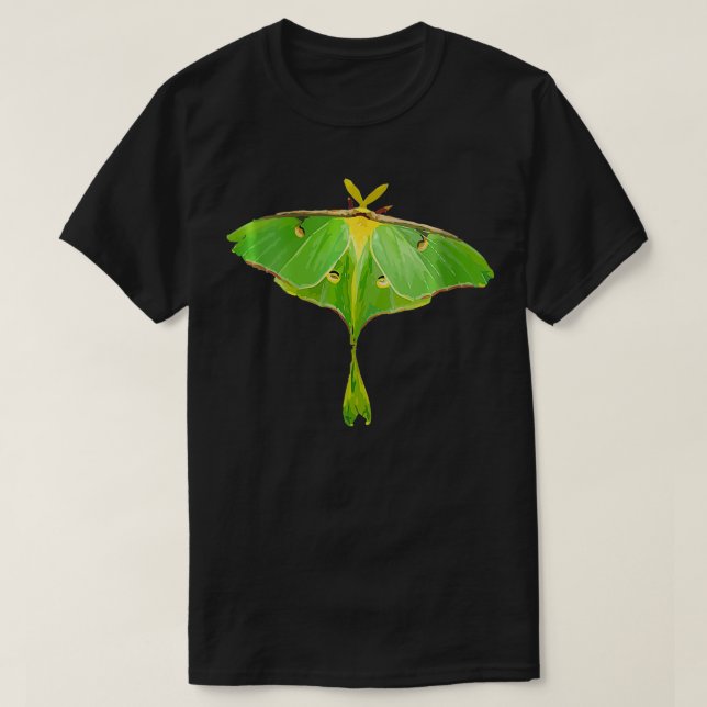 T-shirt Moth des femmes ( Luna Moth Graphic ) Belle Luna (Design devant)