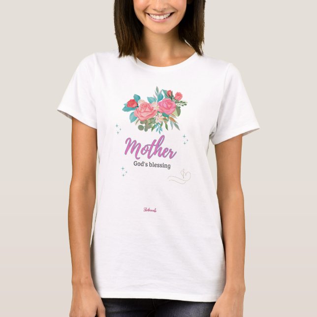 T-shirt Mother, A Blessing from God (Devant)