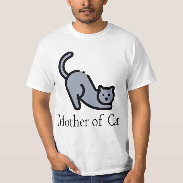 T-shirt Mother Of Cat (Devant)