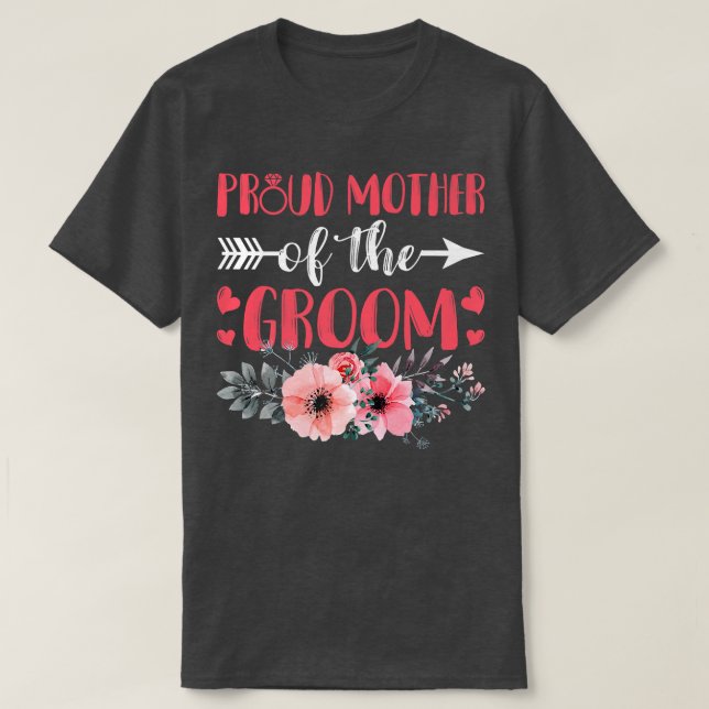 T-shirt Mother Of The Groom Bachelor Party Grooms Mother M (Design devant)