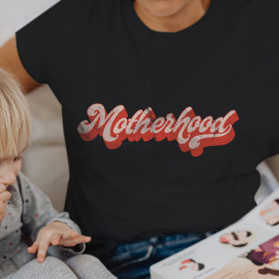 T-shirt Motherhood Retro Funny Maman Fête des mères de mam