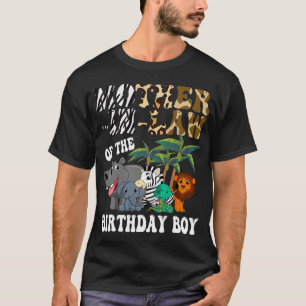 T-shirt MotherInLaw of the Birthday Boy Zoo Safari Celebra