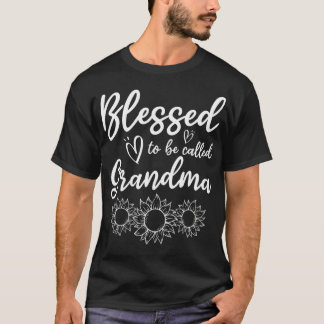 T-shirt Mother's Day Blessed To Be Called Grandma 