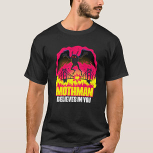 T-shirt Mothman croit en vous Folklore Créature Cryptide C