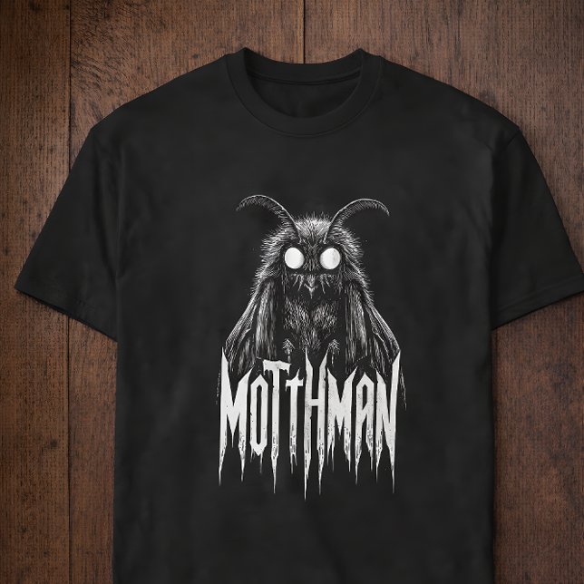 T-shirt Mothman Cryptid Horror Gothic Paranormal Creature  (Créateur téléchargé)