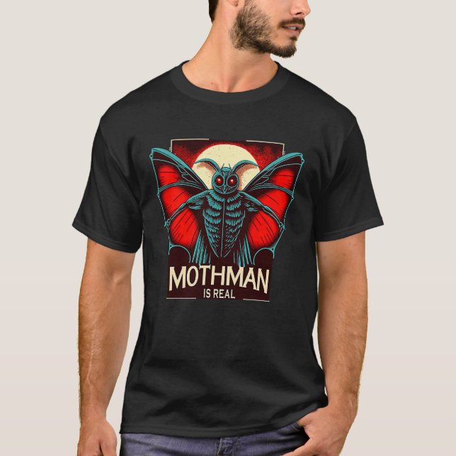 T-shirt Mothman Cryptide Mignon 2 (Devant)