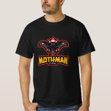 Mothman est réel avec le logo rouge et jaune Mothm