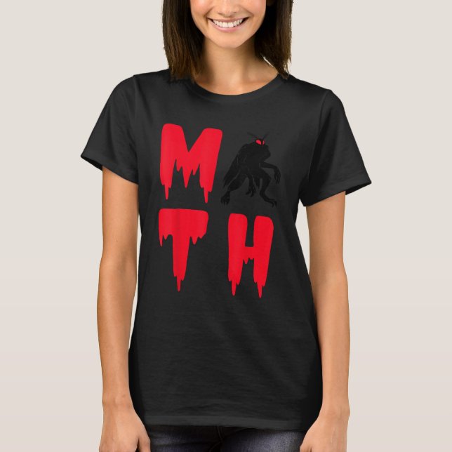 T-shirt Mothman Folklore Moth Créature Cryptozoologie (Devant)