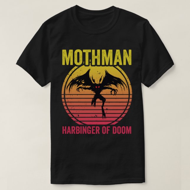 T-shirt Mothman Harbinger de Doom (Design devant)