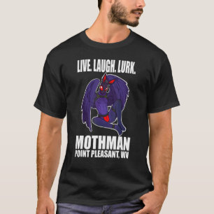 T-shirt Mothman Live Love Cryptid Lurk