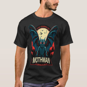 T-shirt Mothman Mystérieux Aiguille Créature 3