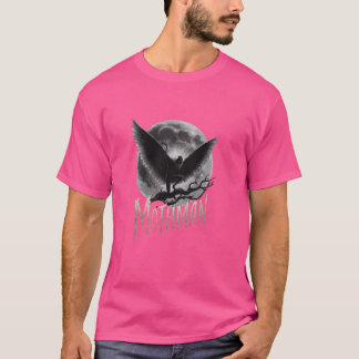 T-shirt Mothman Mythique Créature Design Lune