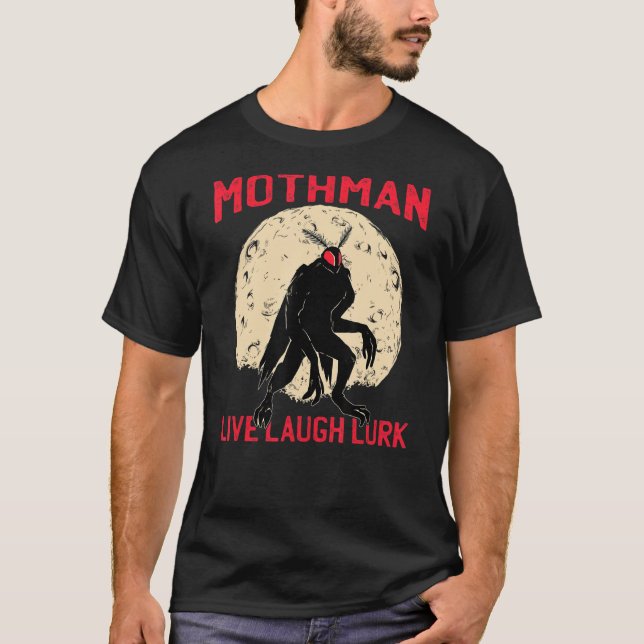 T-shirt Mothman Occult Folklore Cryptid Créature Cryptozoo (Devant)